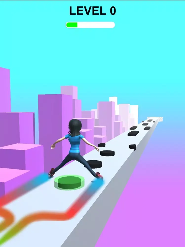 Ảnh chụp màn hình của Roller Skating 3D : roller sky iPad 