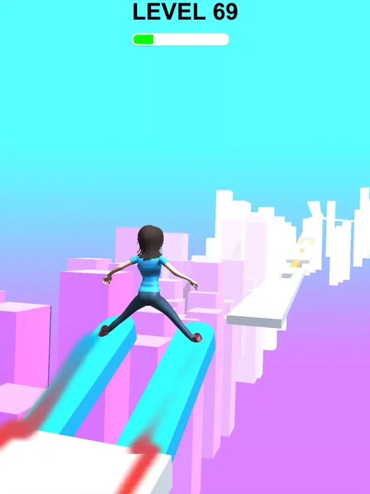 Ảnh chụp màn hình của Roller Skating 3D : roller sky iPad 