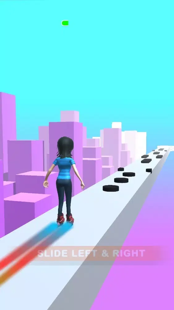 Ảnh chụp màn hình của Roller Skating 3D : roller sky