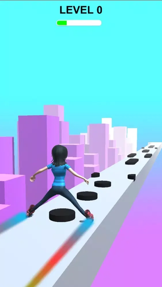 Ảnh chụp màn hình của Roller Skating 3D : roller sky