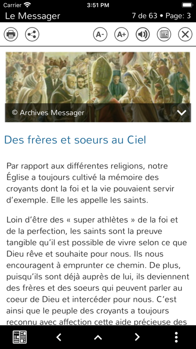 Screenshot di Messager de Saint Antoine