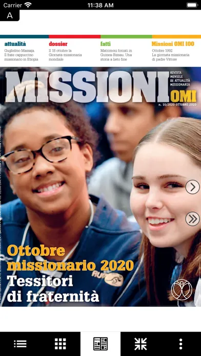 Capturas de tela do Missioni OMI