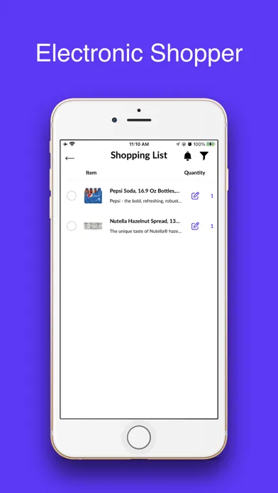 Tangkapan skrin ElectronicShopper