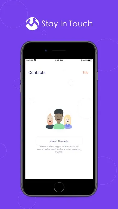 ภาพหน้าจอของ STAY IN TOUCH APP