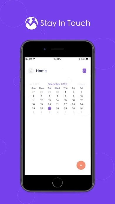 ภาพหน้าจอของ STAY IN TOUCH APP