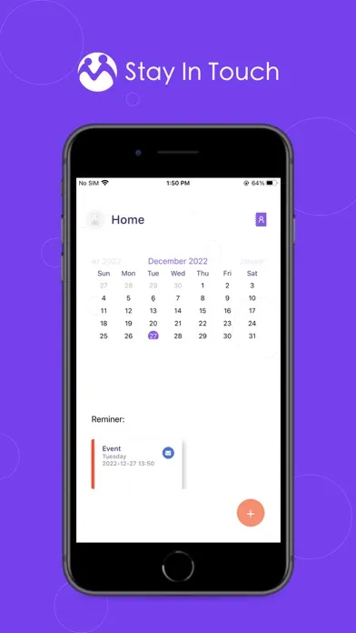 ภาพหน้าจอของ STAY IN TOUCH APP