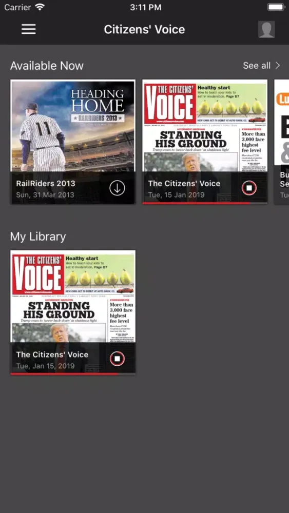 The Citizens' Voice Ekran Görüntüleri