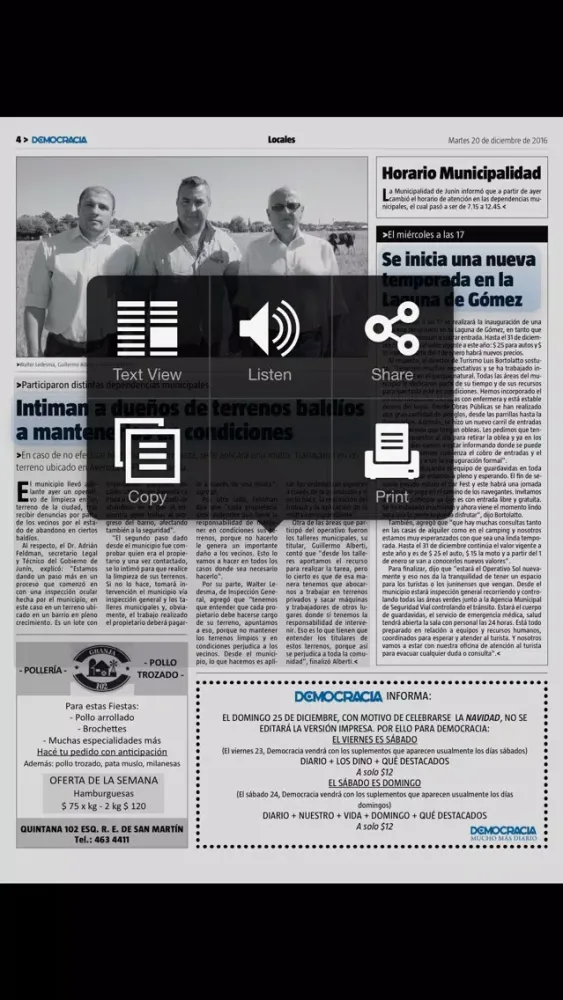 Democracia स्क्रीनशॉट