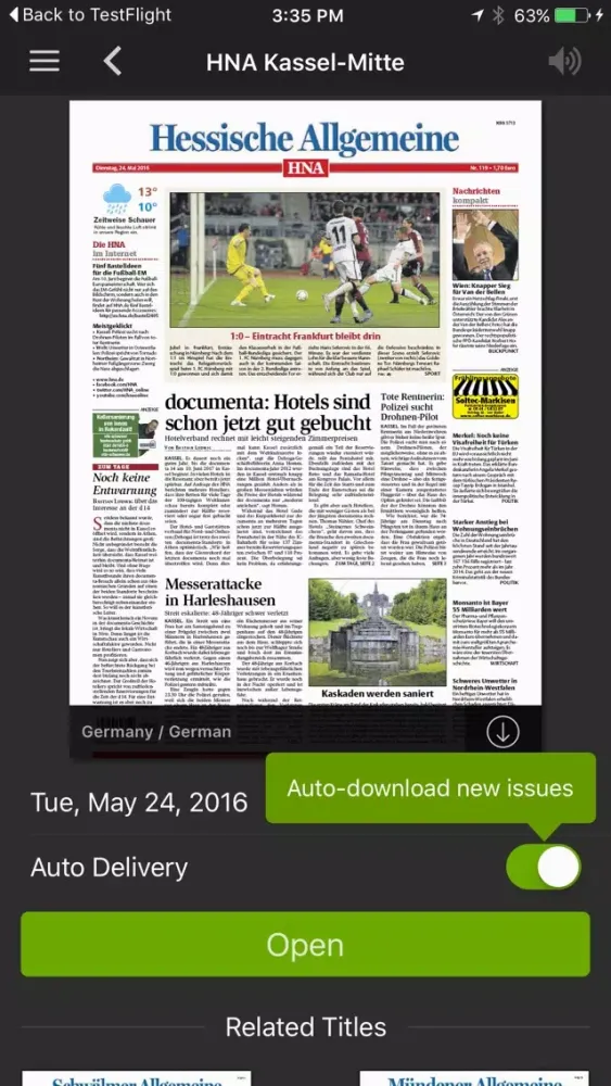 Скриншоты HNA ePaper