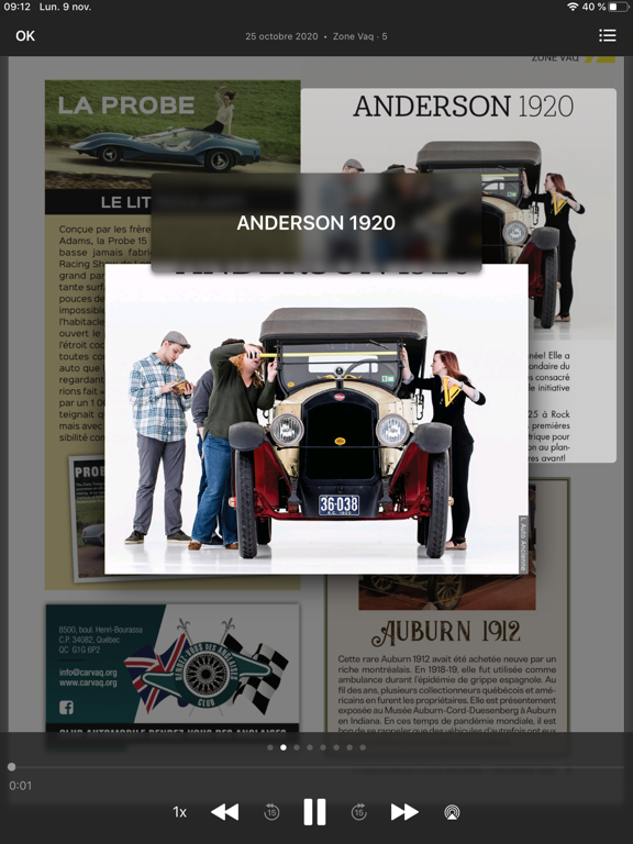 L'auto Ancienne iPad  스크린샷