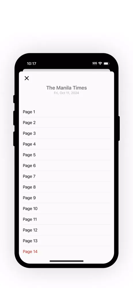 Tangkapan skrin The Manila Times Digital