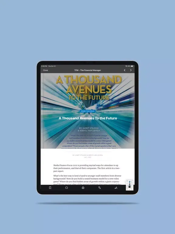 TFM: The Financial Manager iPad 应用截图