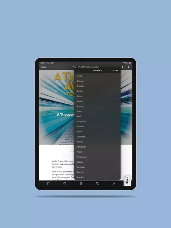 TFM: The Financial Manager iPad 应用截图