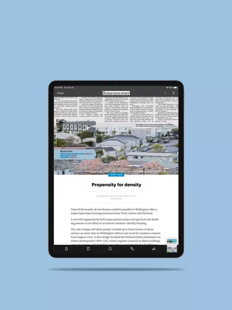 صور The Dominion Post iPad 