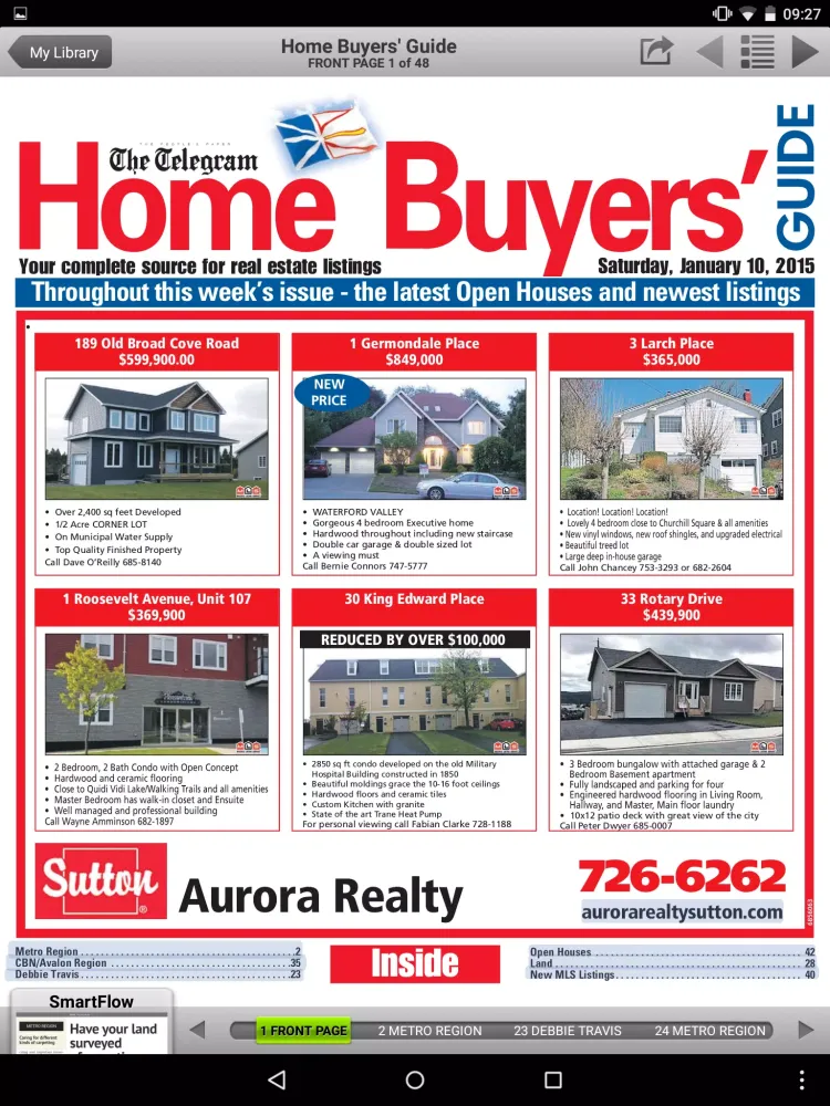 The Telegram Home Buyers Guide Screenshots