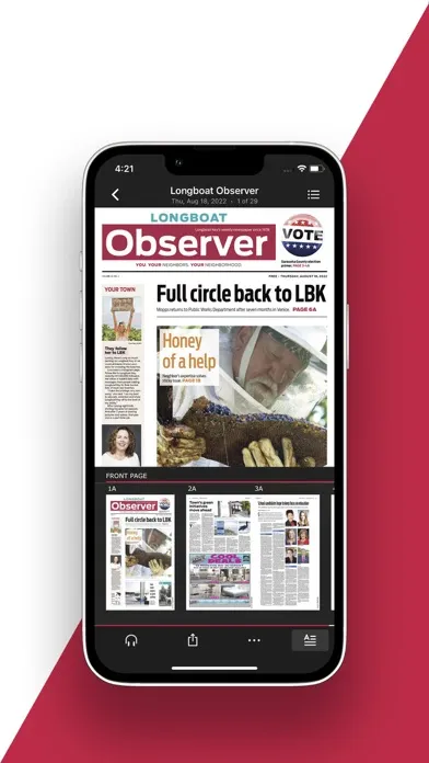Your Observer e-paper Screenshots