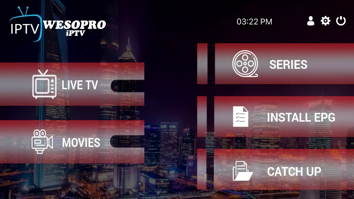 WESOPRO IPTV Player سکرین شاٹس