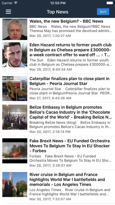 Capturas de tela do Belgium News in English Today & Belgian Radio