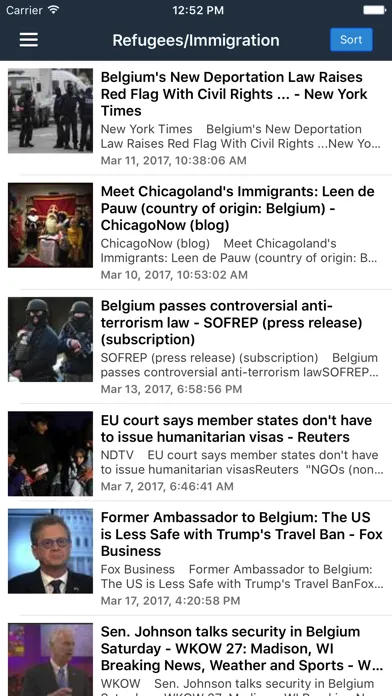 Capturas de tela do Belgium News in English Today & Belgian Radio