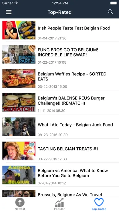 Capturas de tela do Belgium News in English Today & Belgian Radio