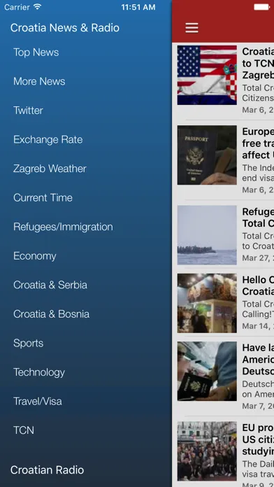 Croatia News in English Today & Croatian Radio Screenshots