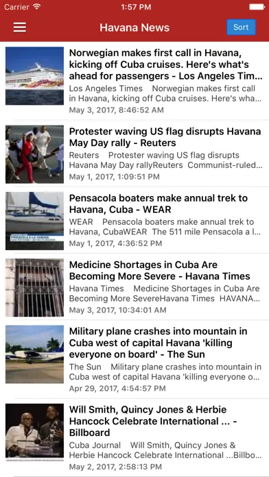 Cuba News & Travel Info Today in English Screenshots