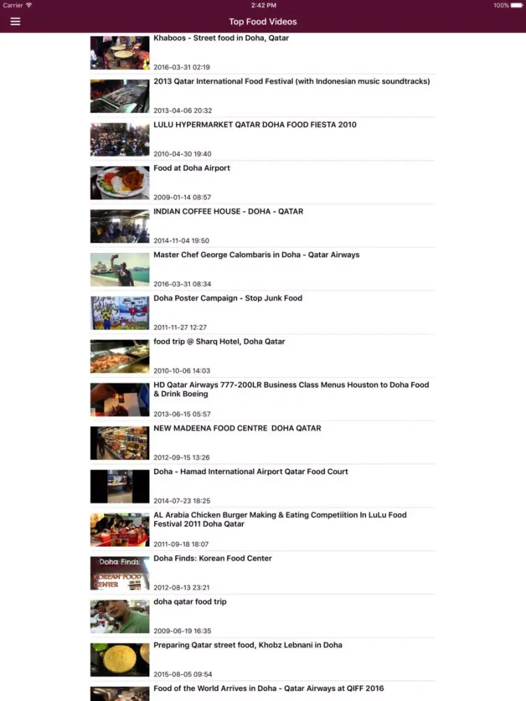 Tangkapan layar Doha News & Qatar Today Pro Edition iPad 