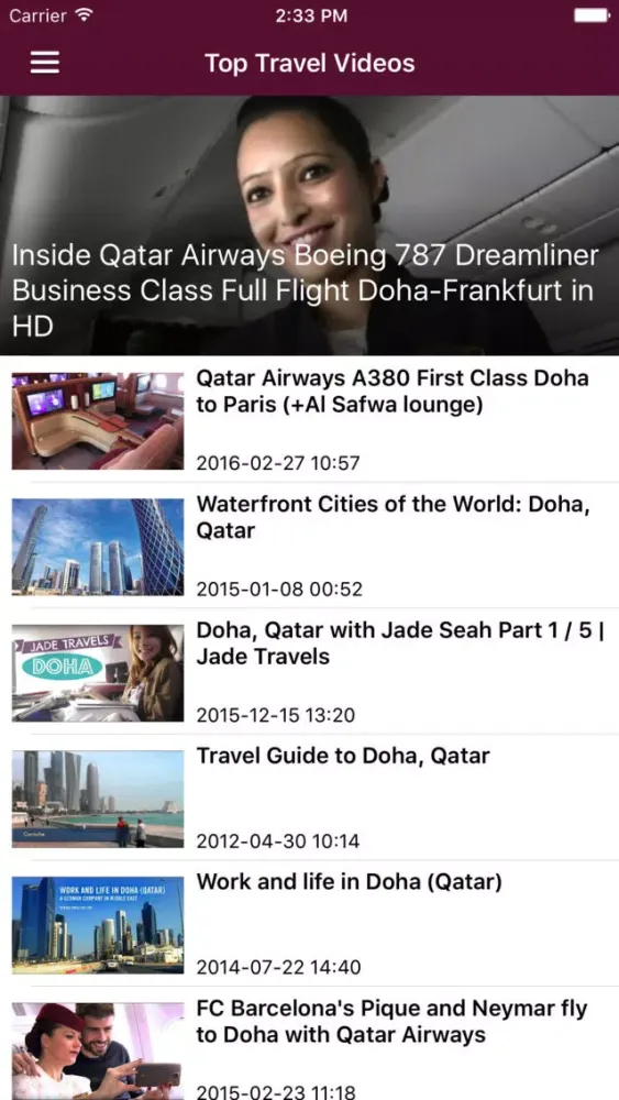 Tangkapan layar Doha News & Qatar Today Pro Edition