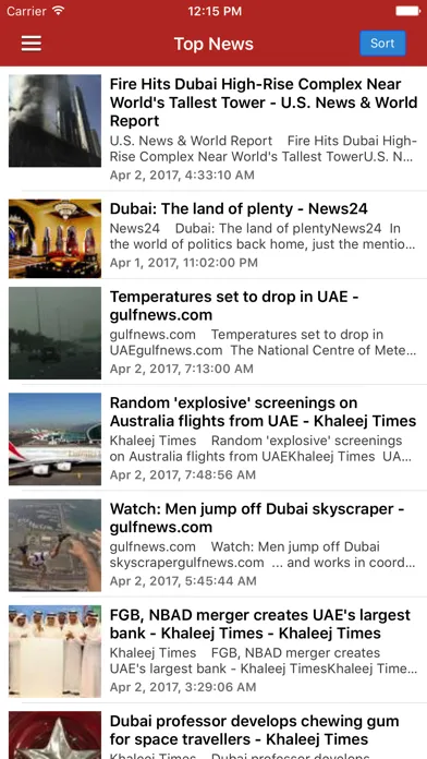 Zrzuty ekranu Dubai UEA News & Emirates Today