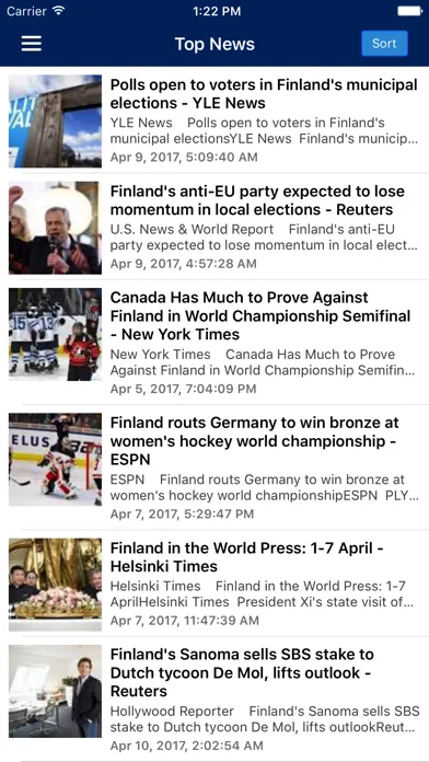 Captures d'écran de Finland News in English Today & Finnish Radio