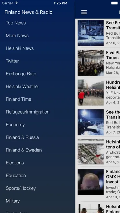 Captures d'écran de Finland News in English Today & Finnish Radio