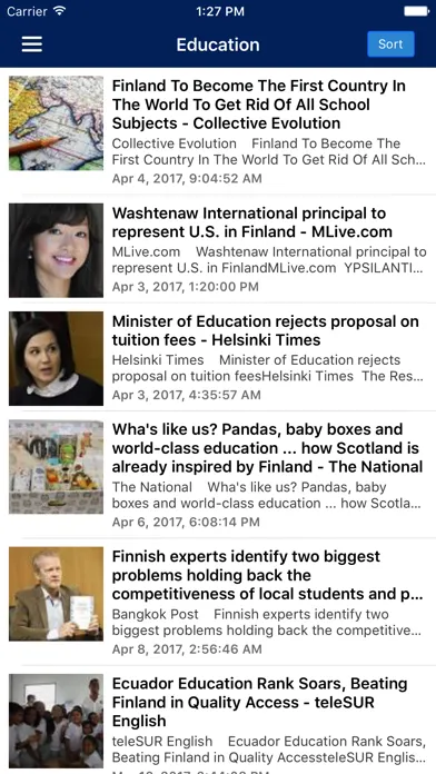 Captures d'écran de Finland News in English Today & Finnish Radio