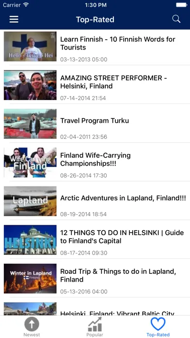 Captures d'écran de Finland News in English Today & Finnish Radio