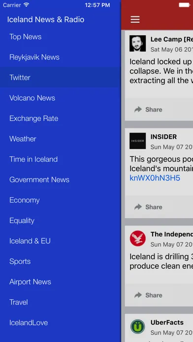 Iceland News in English Today & Icelandic Radio স্ক্রিনশট