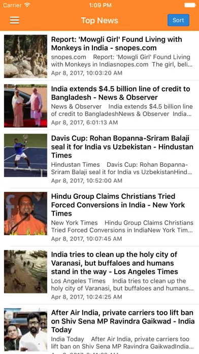 Captures d'écran de India News in English Today