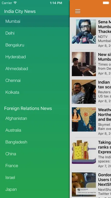 Captures d'écran de India News in English Today