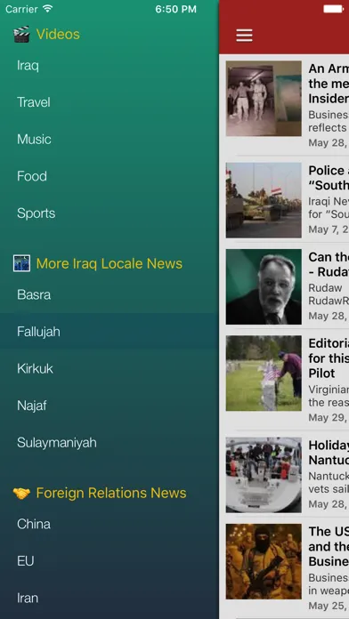 Iraq News in English Today & Iraqi Radio應用截圖