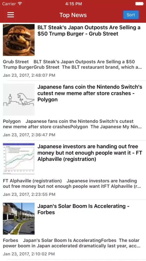 Japanese News in English Pro Screenshots
