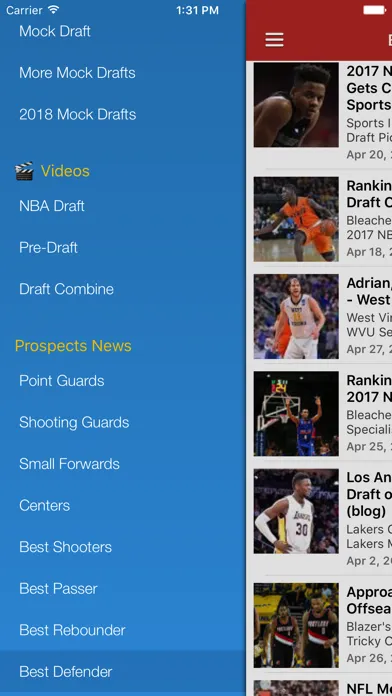 Draft News for NBA Basketball應用截圖