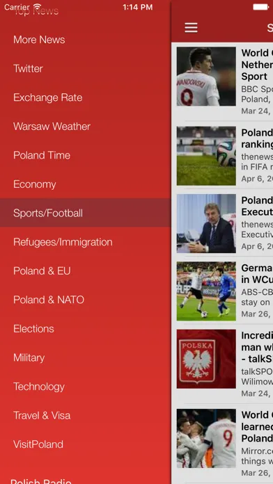 Poland News in English & Polish Radio 스크린샷