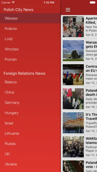 Poland News in English & Polish Radio 스크린샷