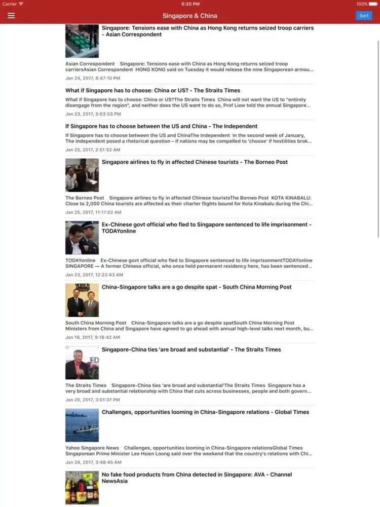 Singapore News & Radio Pro Edition iPad  Ekran Görüntüleri