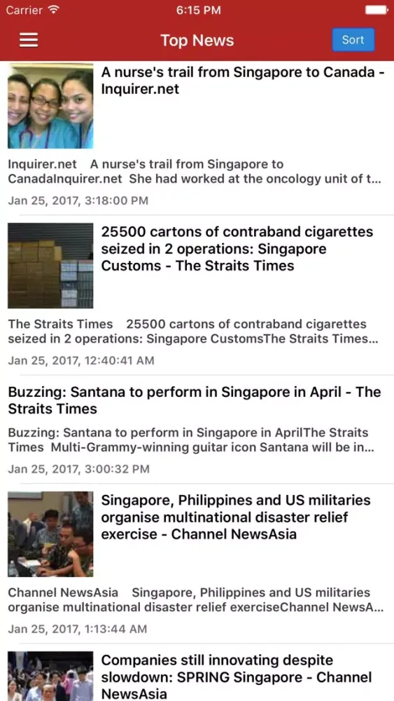 Singapore News & Radio Pro Edition Ekran Görüntüleri