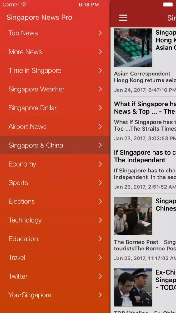 Singapore News & Radio Pro Edition Ekran Görüntüleri