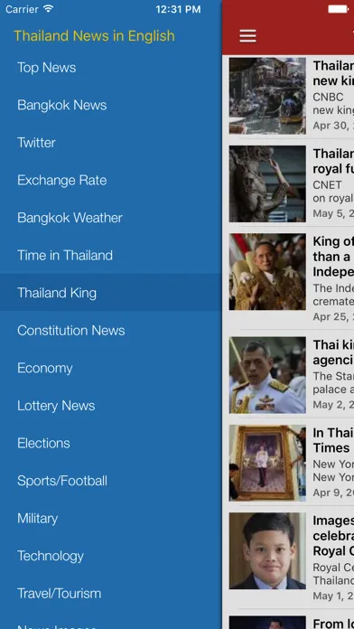 Thailand News in English & Thai Music Radio 스크린샷