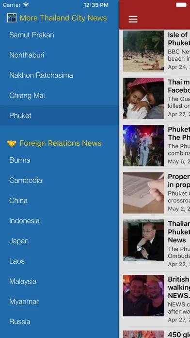 Thailand News in English & Thai Music Radio 스크린샷