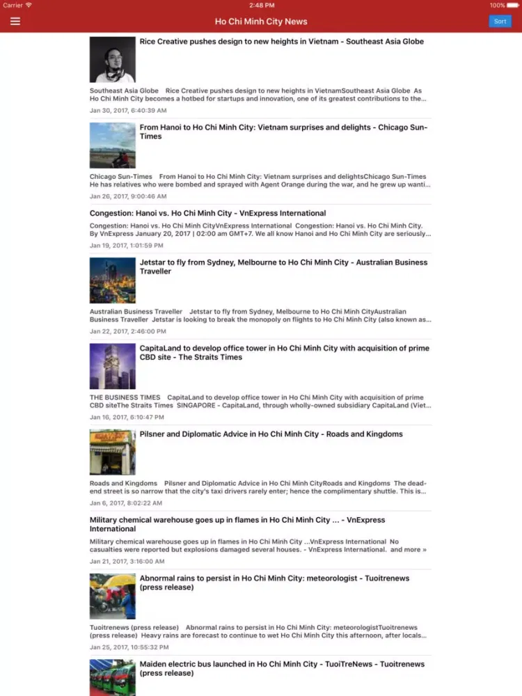 Ảnh chụp màn hình của Vietnam News Today & Vietnamese Radio Pro Edition iPad 