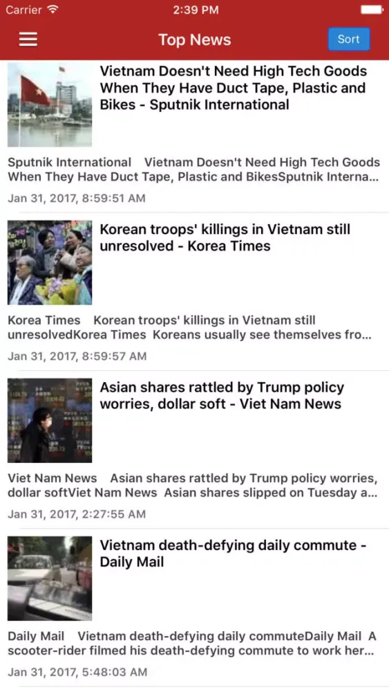 Ảnh chụp màn hình của Vietnam News Today & Vietnamese Radio Pro Edition
