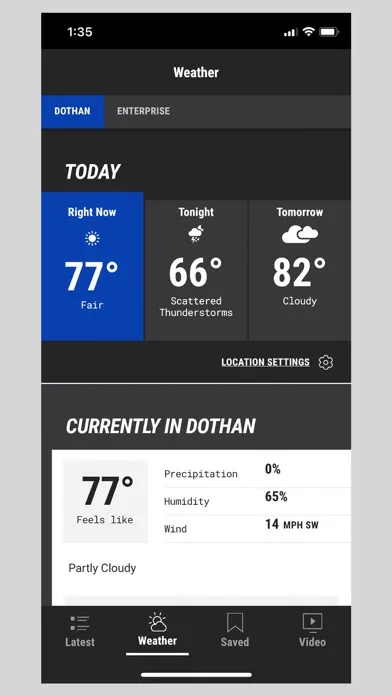 WDHN News Screenshots