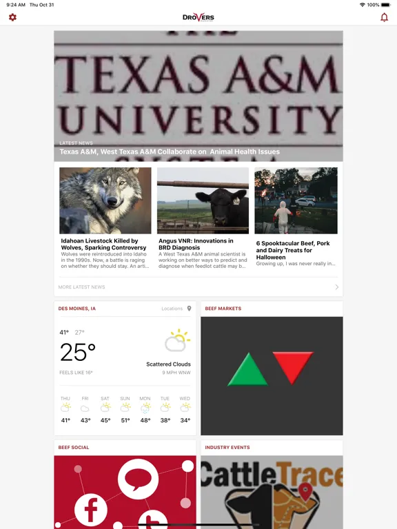 تصاویر Beef News and Markets iPad 